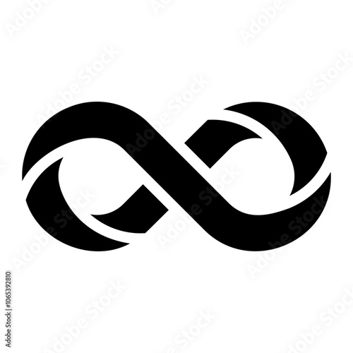 infinity glyph icon