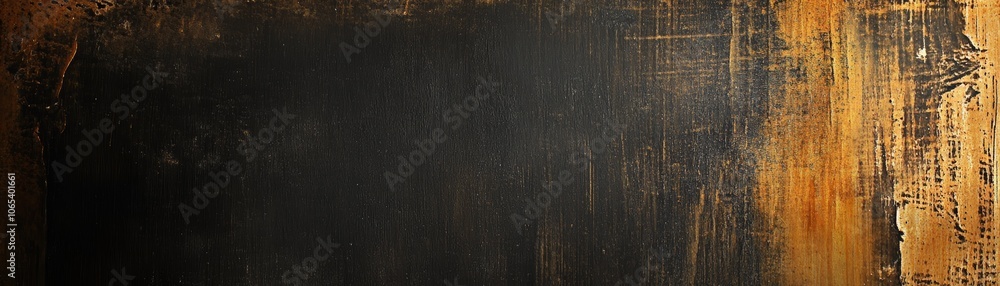 Fototapeta premium Luxury black and gold background with wooden texture, ideal for premium designs elegant projects