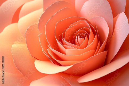 Beautiful Layered Paper Rose for Valentine's Day