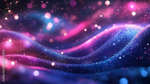 Explore the vibrant waves of colorful lights