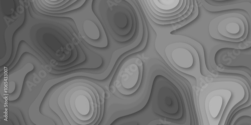 Abstract luxury multicolor modern 3d papercut background. Minimal abstract vector wave carve diamond topography line circle creative topography map circle and wave line smooth multilayer pattern.
