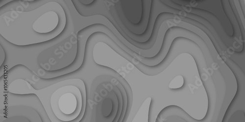 Abstract luxury multicolor modern 3d papercut background. Minimal abstract vector wave carve diamond topography line circle creative topography map circle and wave line smooth multilayer pattern.