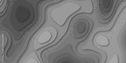 Abstract luxury multicolor modern 3d papercut background. Minimal abstract vector wave carve diamond topography line circle creative topography map circle and wave line smooth multilayer pattern.