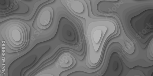 Abstract luxury multicolor modern 3d papercut background. Minimal abstract vector wave carve diamond topography line circle creative topography map circle and wave line smooth multilayer pattern.