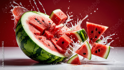 FruitPhotography, WatermelonImages, FreshFruitGraphics, HealthyFoodVisuals photo