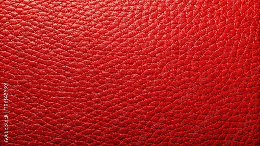 Fototapeta premium Experience the allure of a shiny red leather texture, ideal for fashion, luxury branding, and design projects. High-res and vivid colors ensure striking visual appeal.