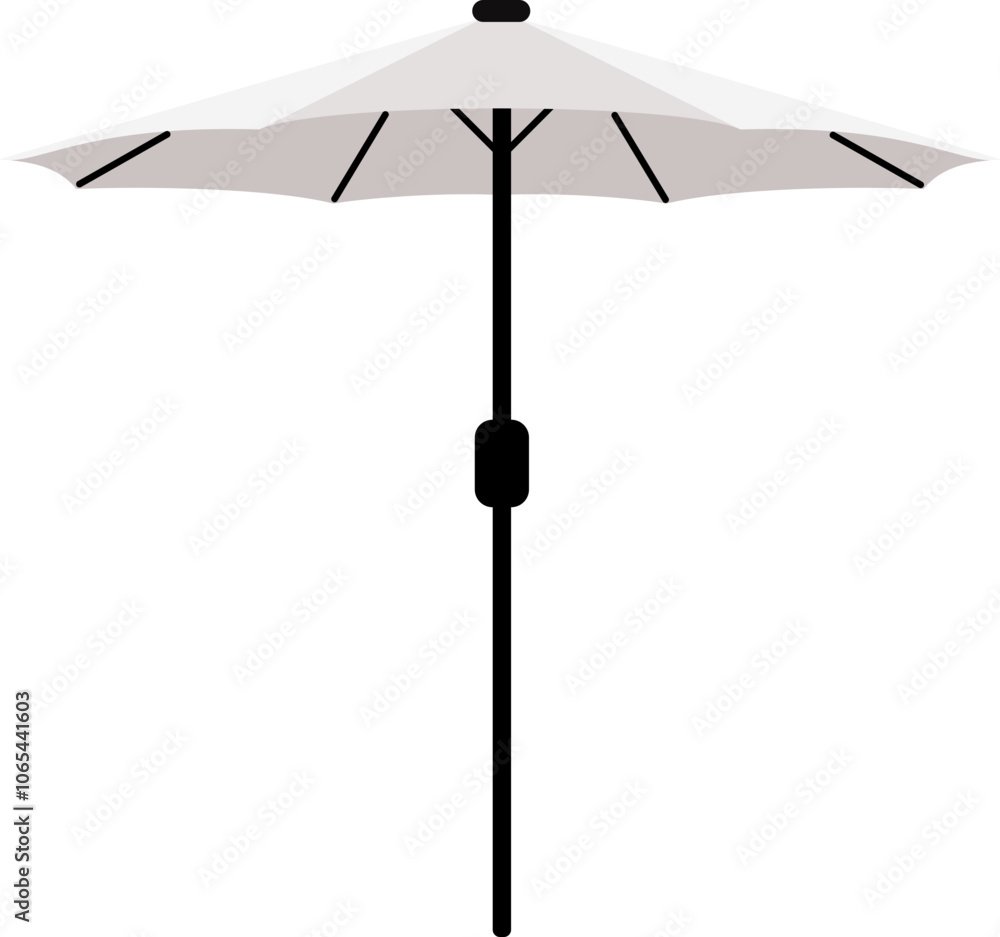 Obraz premium Umbrella Flat Illustration