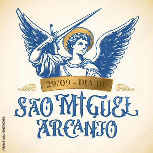 Saint Michael The Archangel - Vector