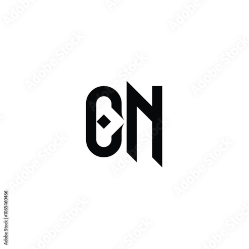 CN monogram logo design letter text name symbol monochrome logotype alphabet character simple logo