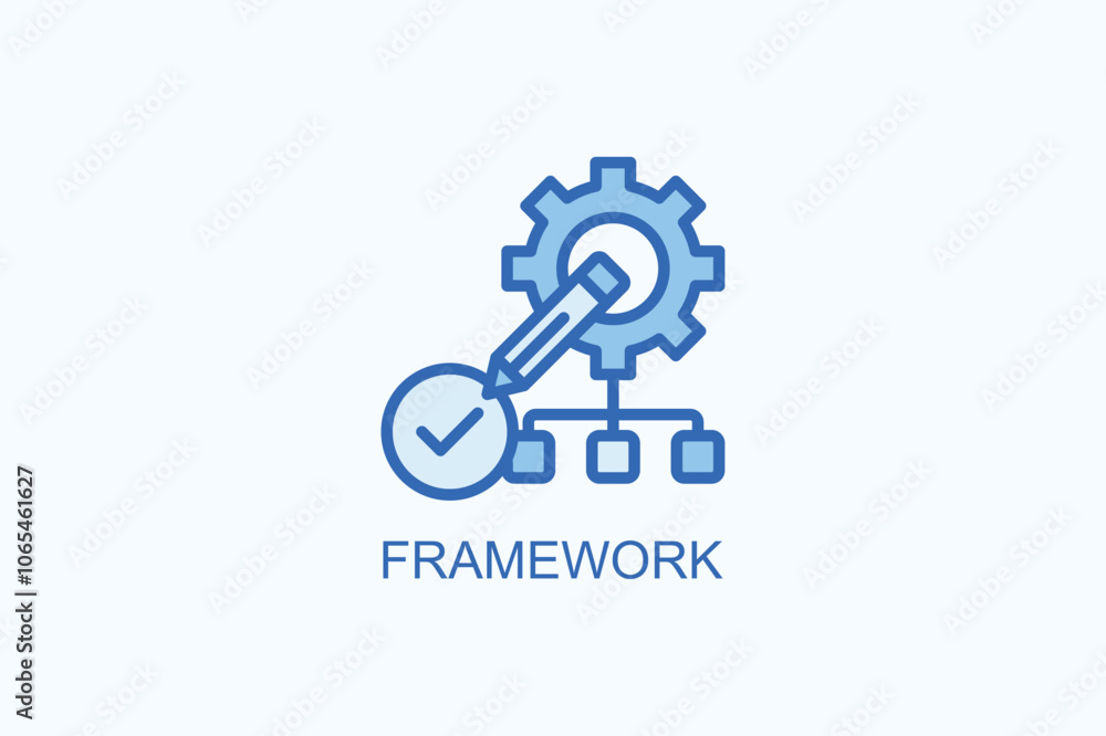Framework vector or logo sign symbol illustration Framework vector or logo sign symbol illustration