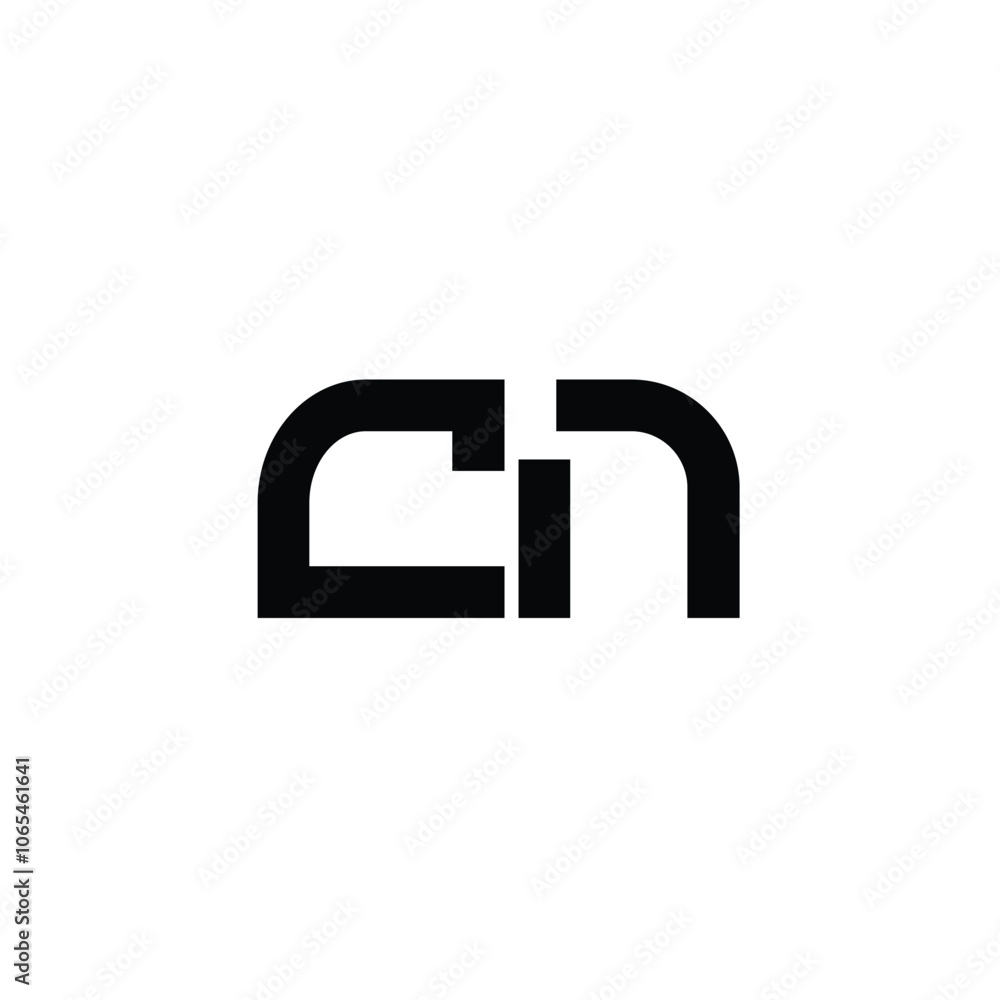 CN monogram logo design letter text name symbol monochrome logotype alphabet character simple logo CN monogram logo design letter text name symbol monochrome logotype alphabet character simple logo