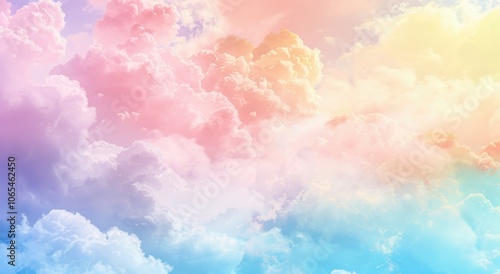 Pastel gradient background with vibrant colors for calm atmosphere