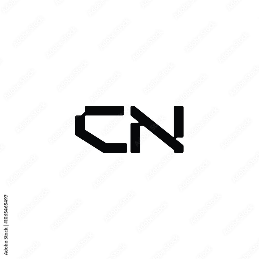 CN monogram logo design letter text name symbol monochrome logotype alphabet character simple logo CN monogram logo design letter text name symbol monochrome logotype alphabet character simple logo