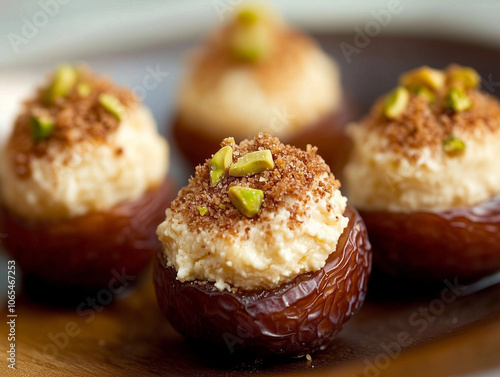 Rich, creamy stuffed dates ...