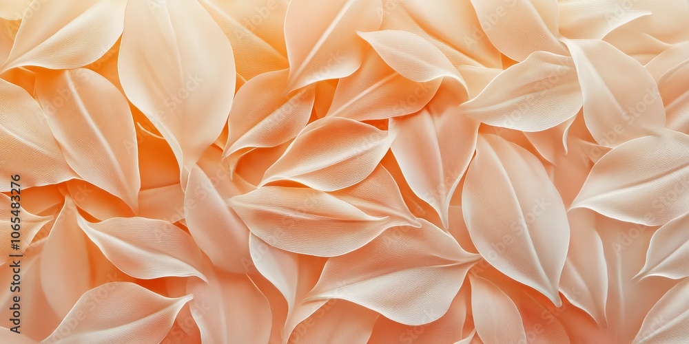 Elegant abstract background featuring organic leaves in warm earthy tones and soft gradients banner Elegant abstract background featuring organic leaves in warm earthy tones and soft gradients banner