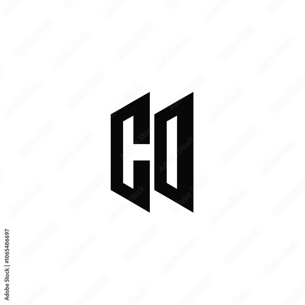 CO monogram logo design letter text name symbol monochrome logotype alphabet character simple logo CO monogram logo design letter text name symbol monochrome logotype alphabet character simple logo