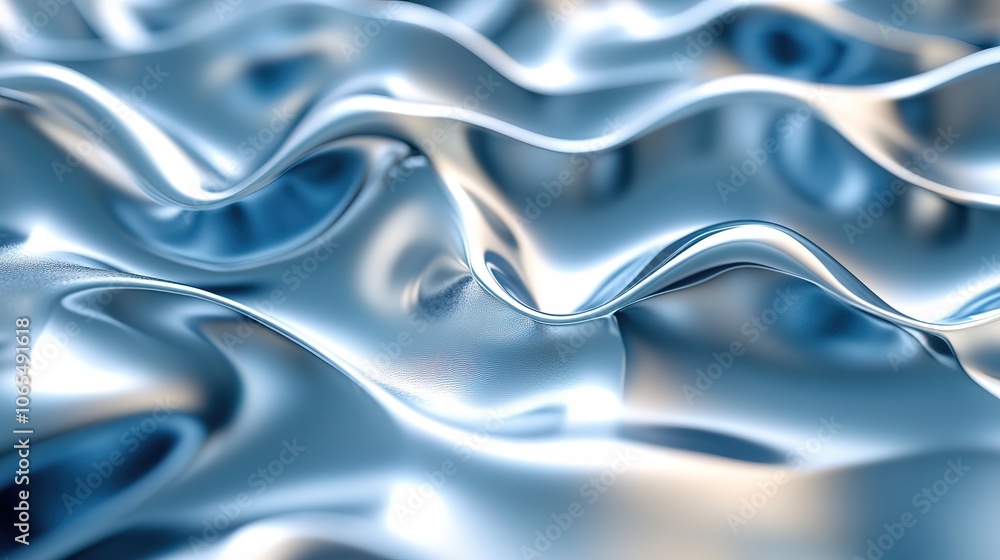 Obraz premium Abstract Blurred Motion Metalic Background