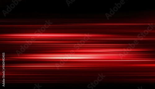 Horizontal red streaks create a dynamic abstract background, evoking speed and motion in a vibrant design