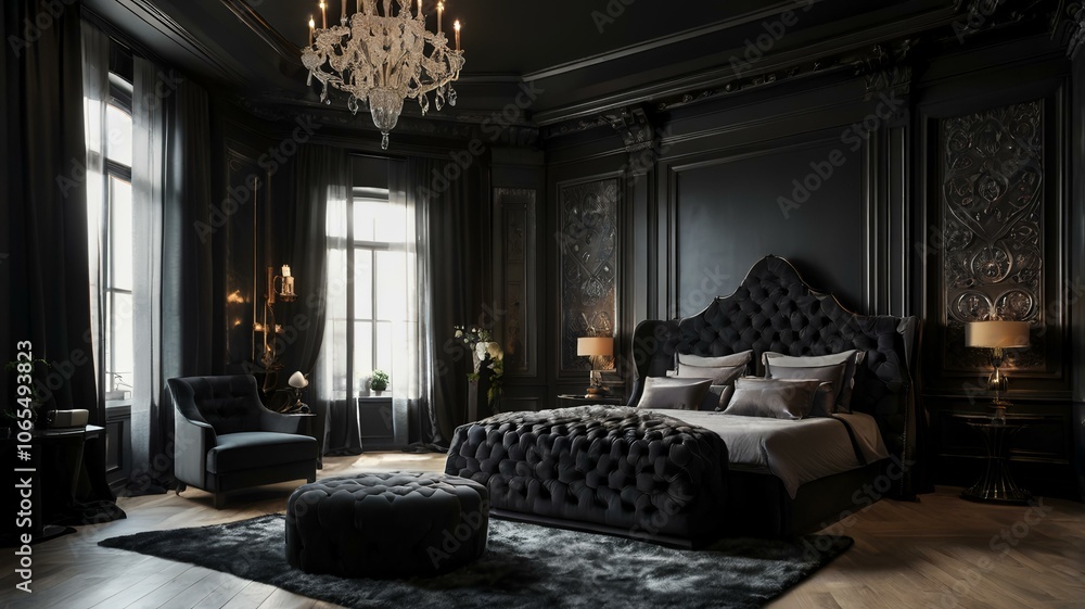 Fototapeta premium gothic modern interior design
