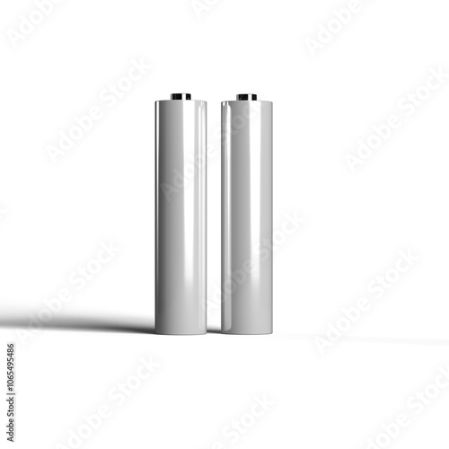 Mockup-Friendly Digital Image of AAA Battery