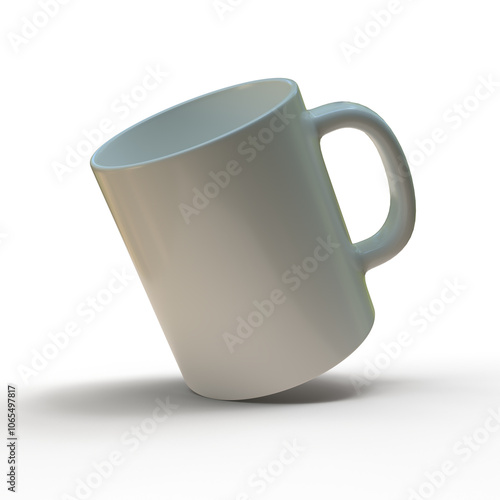 Mockup-Friendly Digital Image of Ceramic Mug