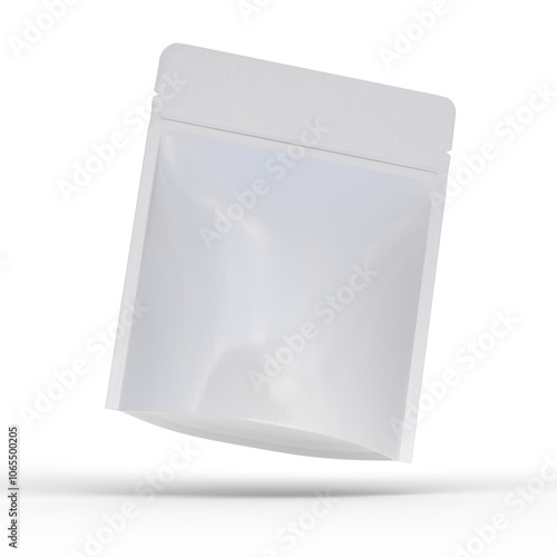 Mockup-Friendly Digital Image of Stand-Up Food Pouch