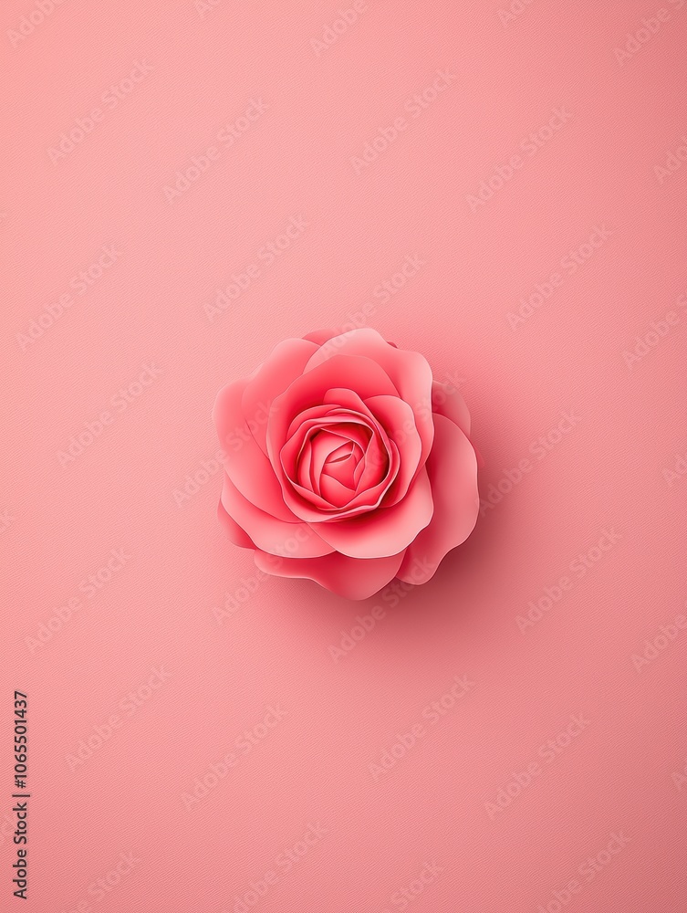 Soft Pink Rose on Blurred Abstract Background Soft Pink Rose on Blurred Abstract Background
