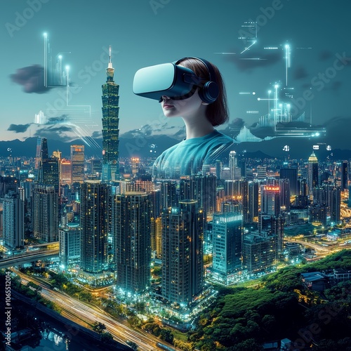 a picture to show the vr technology leading country of Asia country 