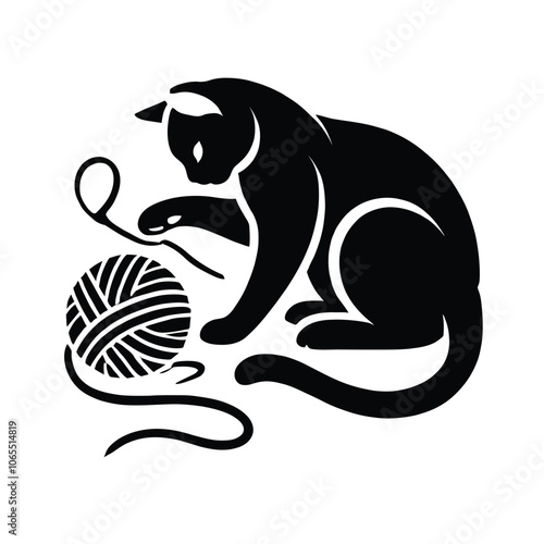 Cat and Yarn