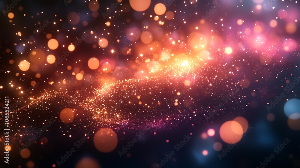 Obraz premium Explore vibrant bokeh effects in stunning visuals