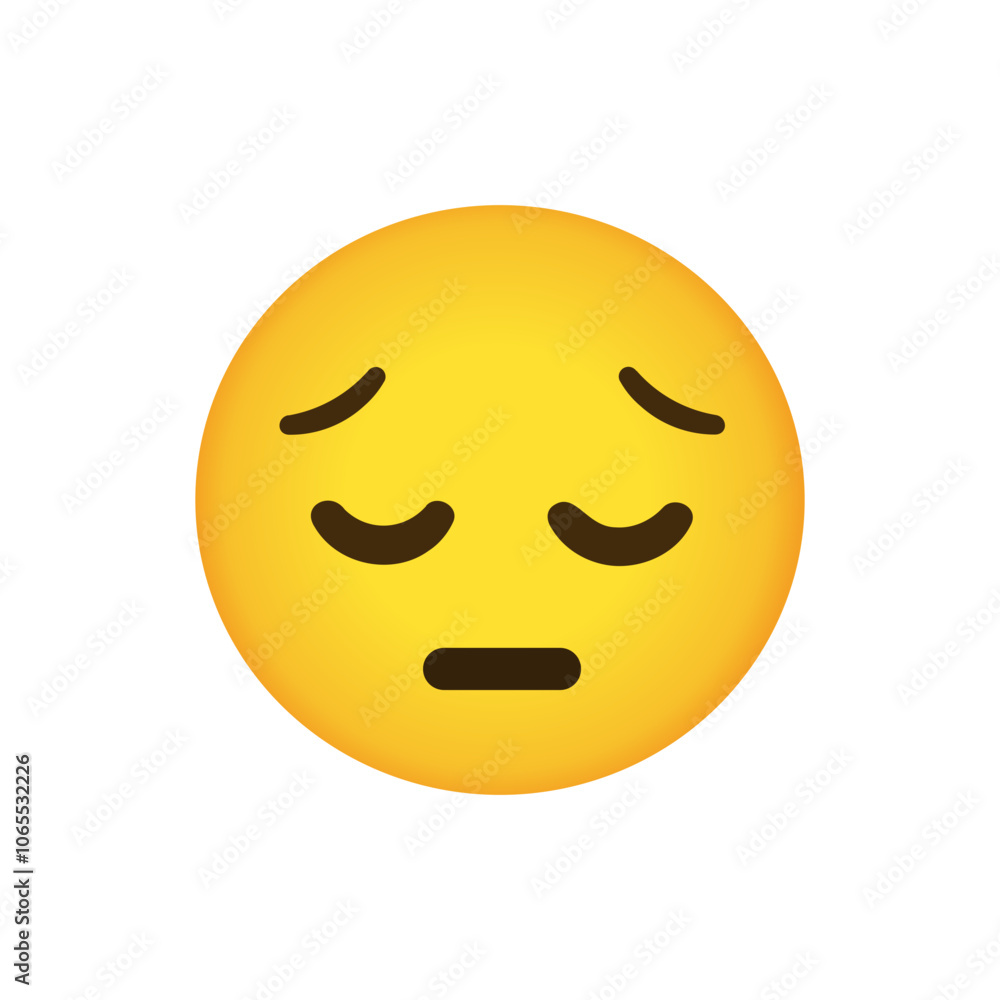 Fototapeta premium Pensive Face 