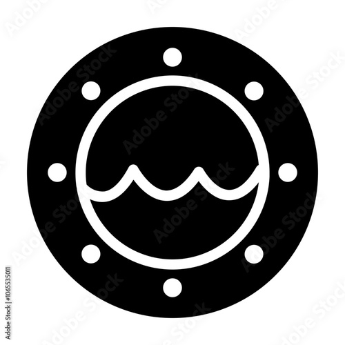 porthole Solid icon