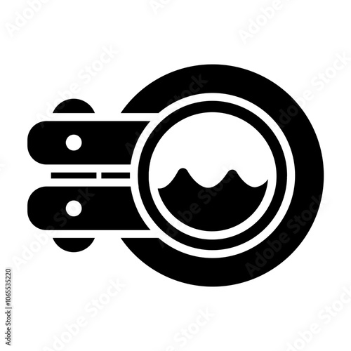 porthole Solid icon