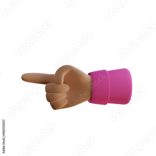 3D Graphic Woman Waving Pose 