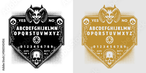 hand-crafted vintage ouija