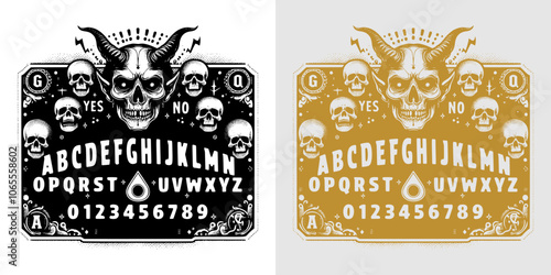 minimalistic ouija design