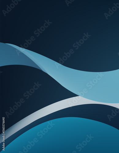 Borders with light blue white and black background for header and footer