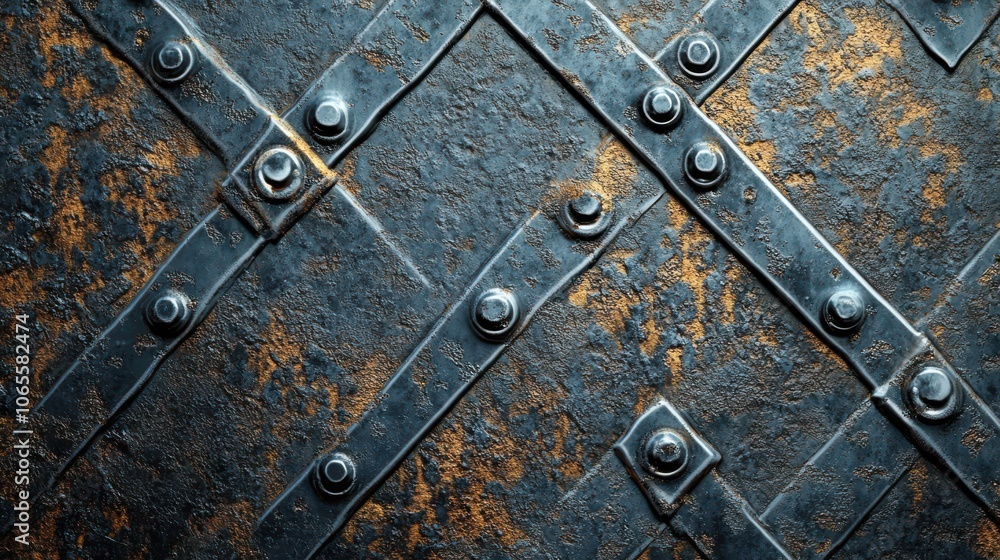 High angle of rough metal texture showcasing a weathered and industrial appearance High angle of rough metal texture showcasing a weathered and industrial appearance