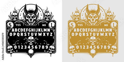 gothic style ouija