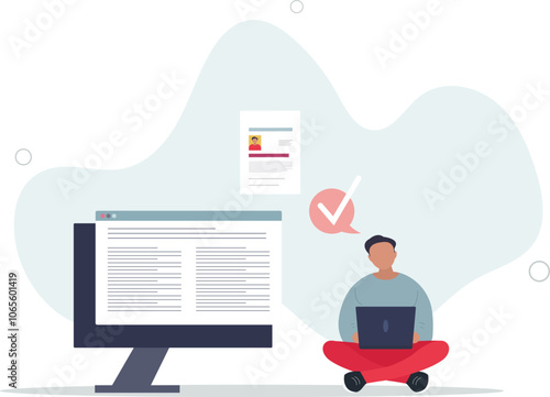 Job description and work duties and tasks information.flat characters.