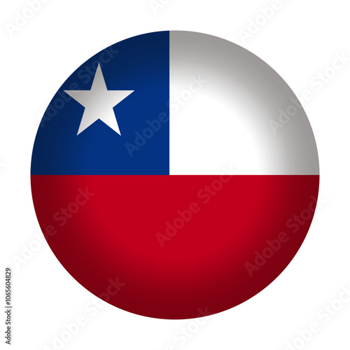 Round Chilean flag icon, vector illustration. Chilean flag button isolated on a transparent or white background. Free Download Round Chilean flag icon, vector illustration. Chilean flag button isolated on a transparent or white background. - GFXLoad