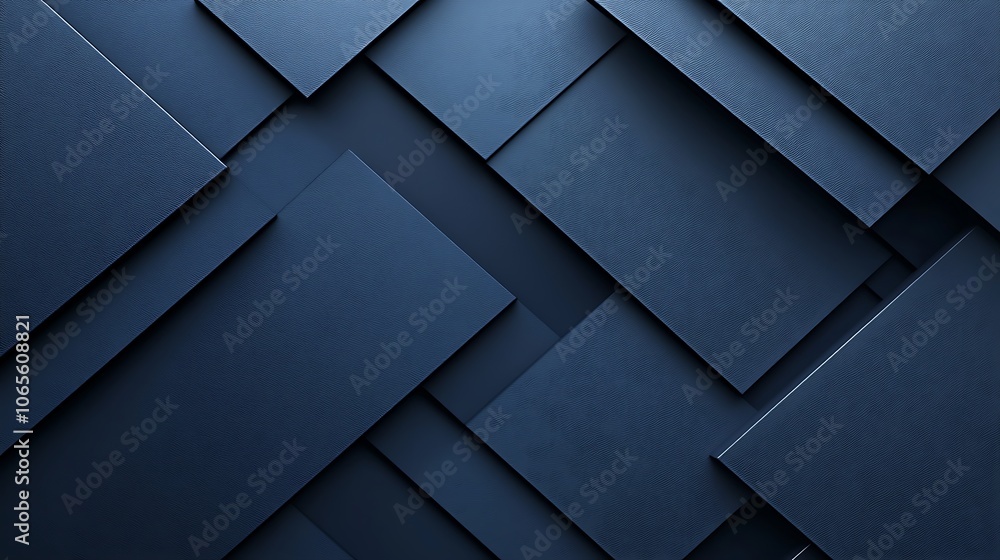 Fototapeta premium Explore the textured depth of blue paper layers