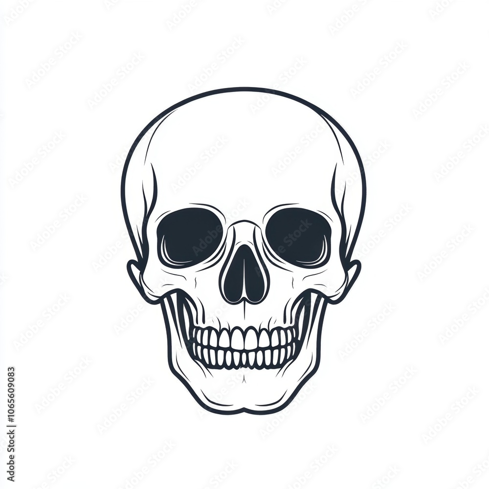Closeup view of skull. The decoration element for Halloween. Closeup view of skull. The decoration element for Halloween.