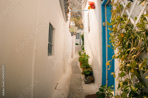 Plaka, Historical neighborhood in Athens, Greece - may 2 2024 photo