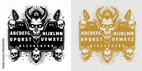 spiritual ouija board art