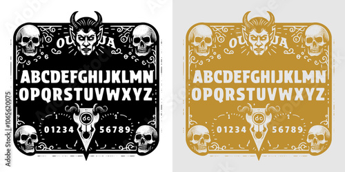 dark vintage ouija