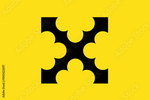 Flag of Sliedrecht Municipality (South Holland or Zuid-Holland province, Kingdom of the Netherlands, Holland)