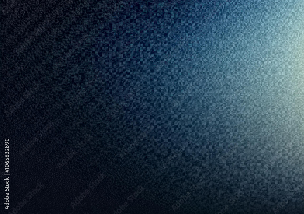 Obraz premium Dark blue black white color gradient background, grainy texture effect, web banner abstract design, copy space