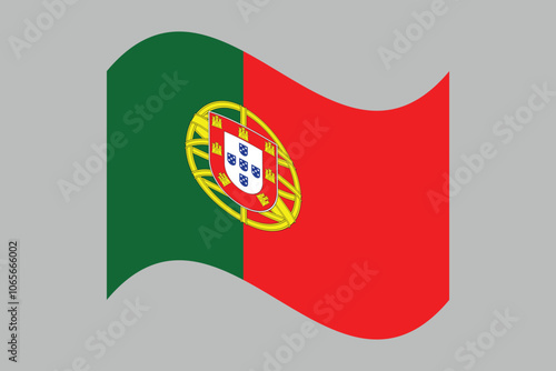 Free Download Portugal flag, The flag of Portugal, Flag of Portugal national country symbol illustration Vector, Rectangle Portugal flag illustration, Flat vector illustration
 - GFXLoad