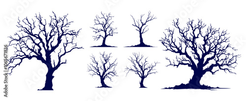 Spooky Tree Silhouette - Halloween Decoration